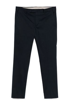 Navy blue cotton blend tailored trousers PT TORINO | COASX0Z00FWDSD590370